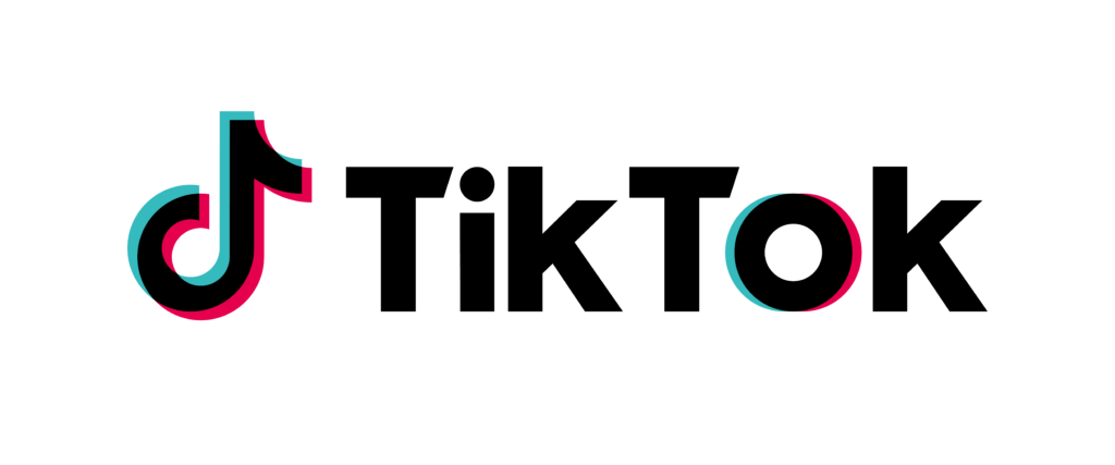 Tiktok Logo Cmyk Horizontal Black